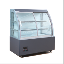 Counter Top Sushi Bolo Display Freezer para venda